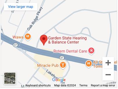 A map of Toms River location